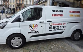 camionnette Belga Plomberie