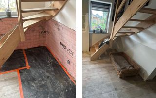travaux de plafonnage avec membrane