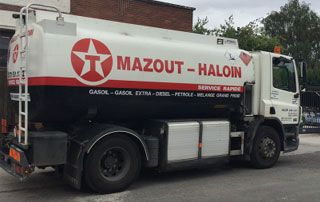 camion de livraison de mazout