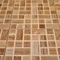 Sol carrelage brun beige