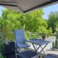 terrasse protégée par une marquise