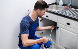 débouchage d'un évier de cuisine
