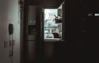 réfrigérateur ouvert