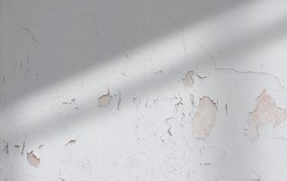 Problèmes d'humidité sur un mur
