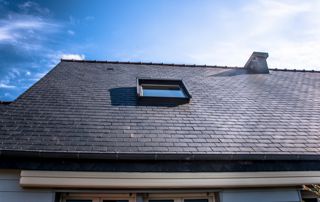 toiture en pente et velux