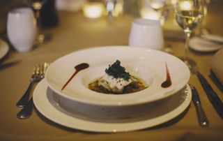 Plat dans un restaurant