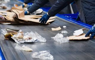 centre de tri de déchets