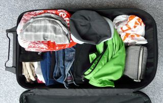 valise ouverte